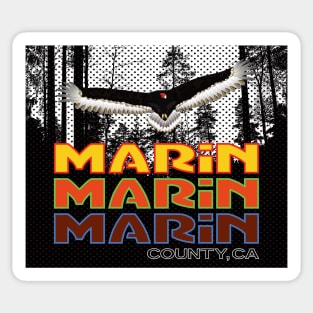 Marin County California Forest Vulture Sticker